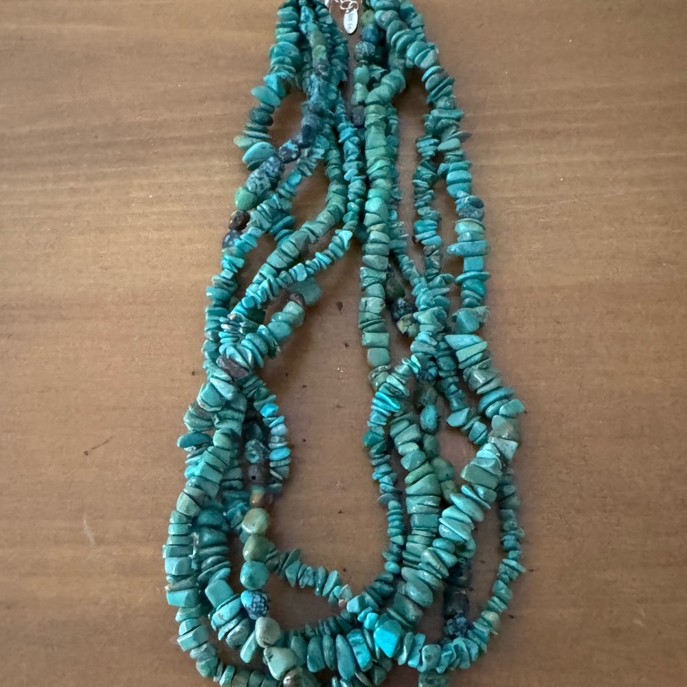 Authentic Navajo Turquoise Beaded Necklace
